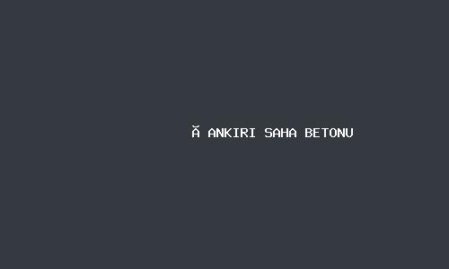 Çankiri saha betonu
