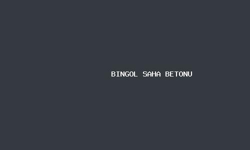 Bingol saha betonu